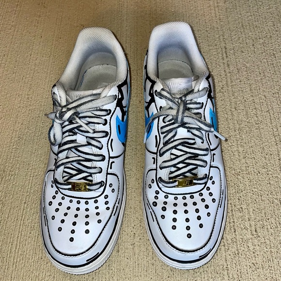 Custom Air Force Ones (Women's 9.5 / Mens 8 !!) - Picture 4 of 10